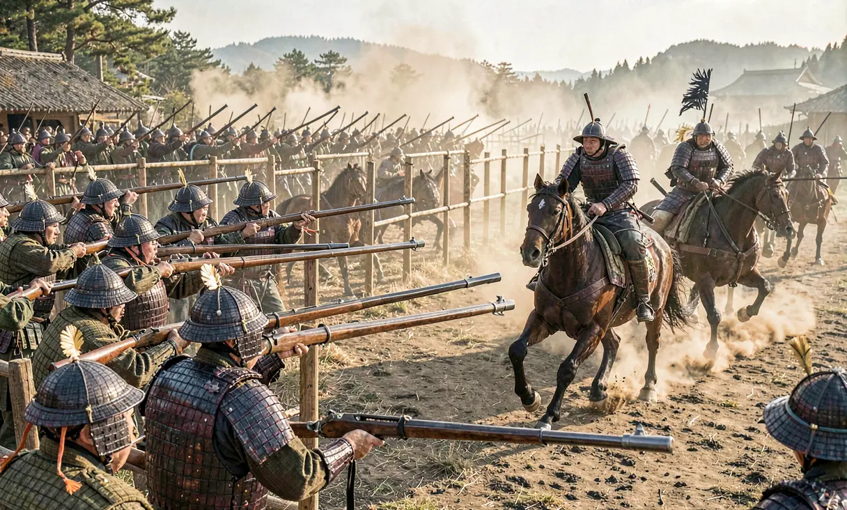 Battle of Nagashino: Introduction of Massed Firepower