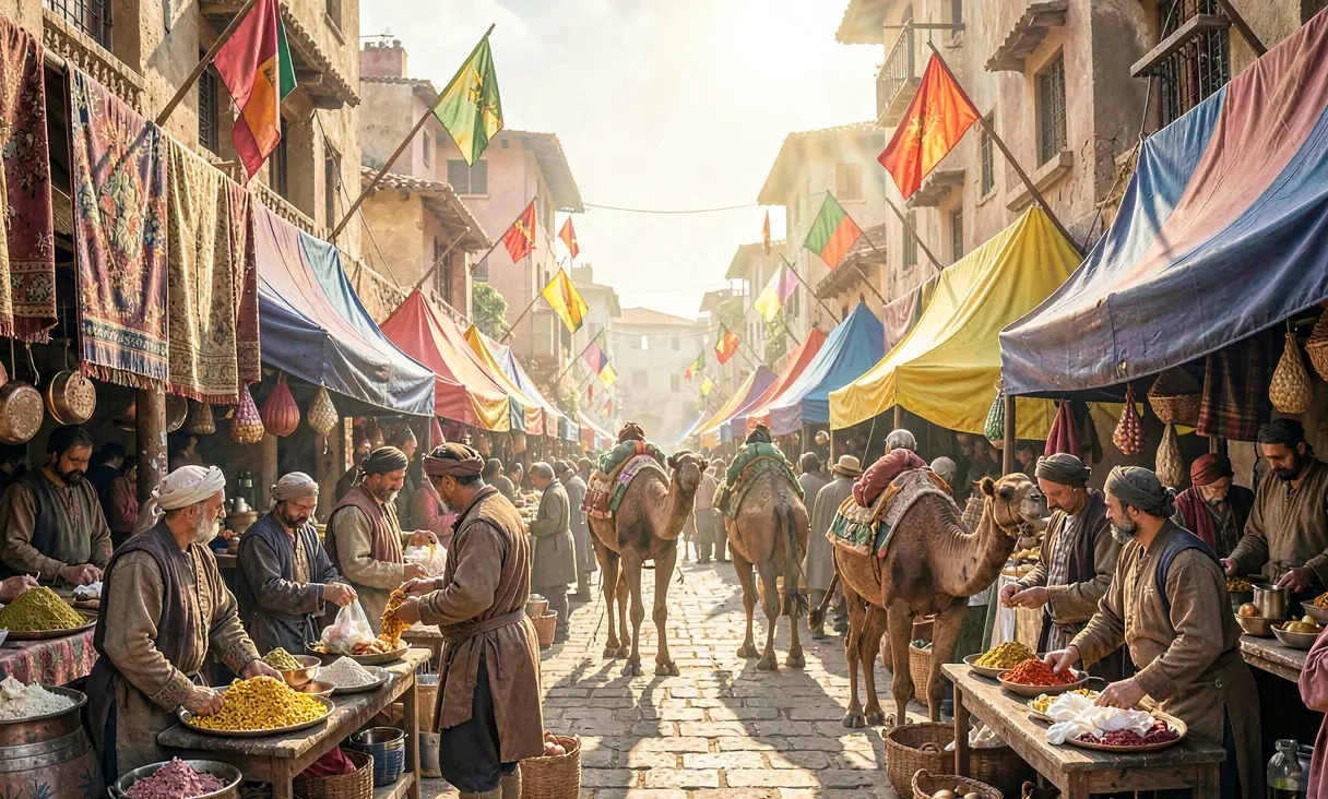 Peak of the Silk Road Trade via Central Asia
