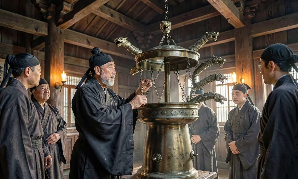 Zhang Heng's Seismoscope Invention (Revised Context)