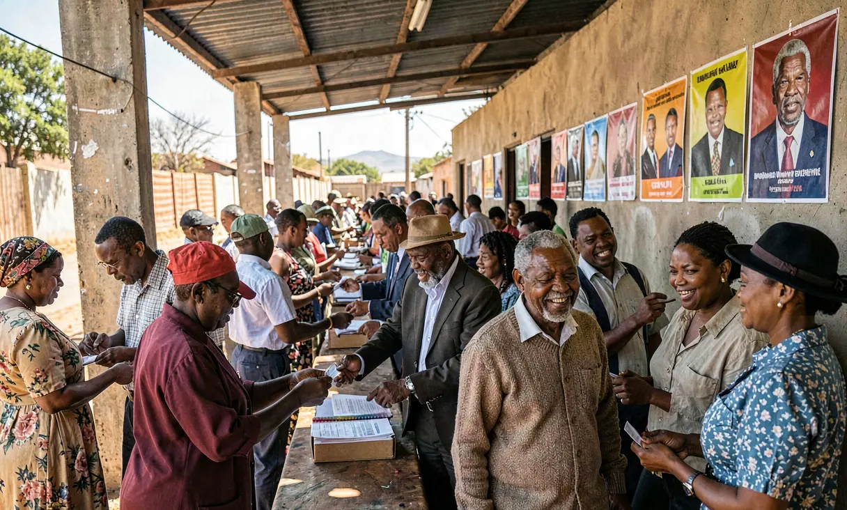 Nelson Mandela Elected President of South Africa