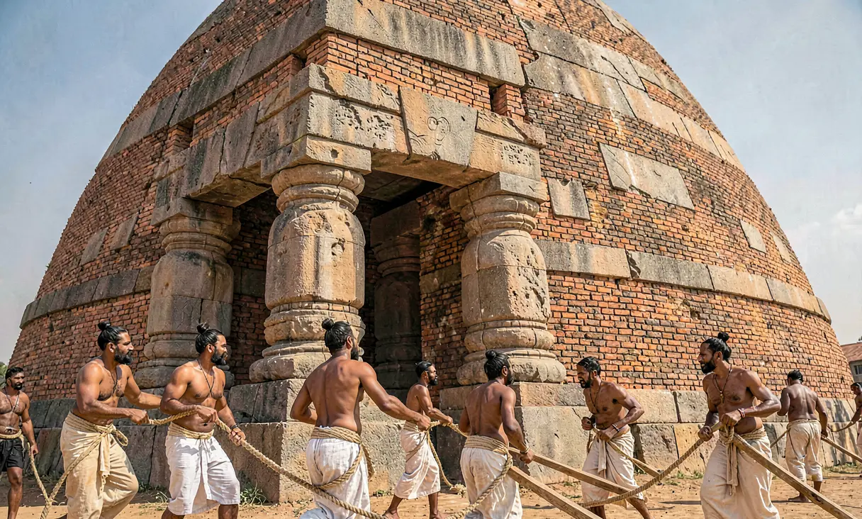 Expansion of the Great Stupa at Sanchi