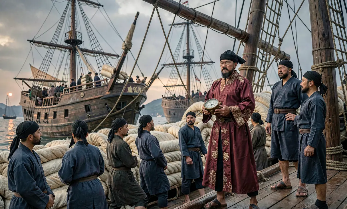 Zheng He's First Voyage Begins