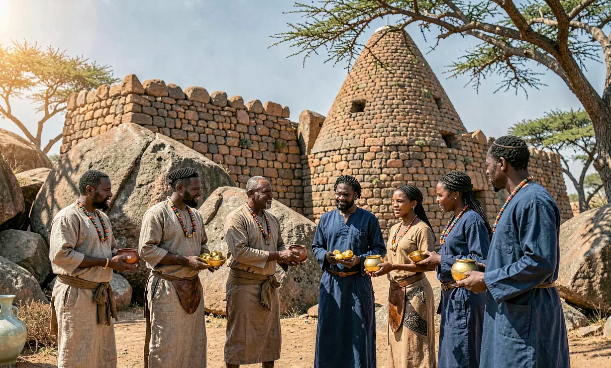 Great Zimbabwe Dominates Gold Trade with Kilwa