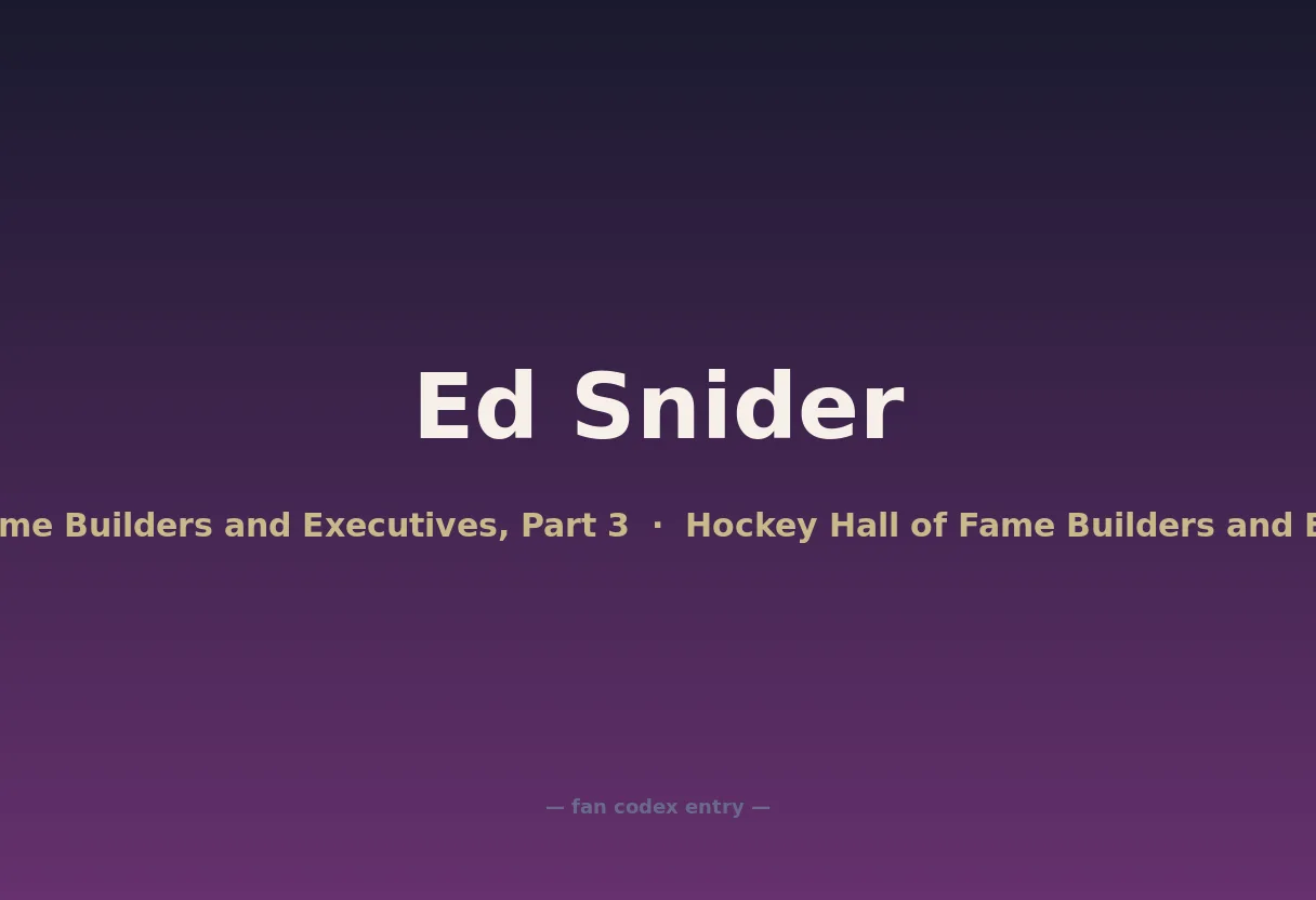 Ed Snider