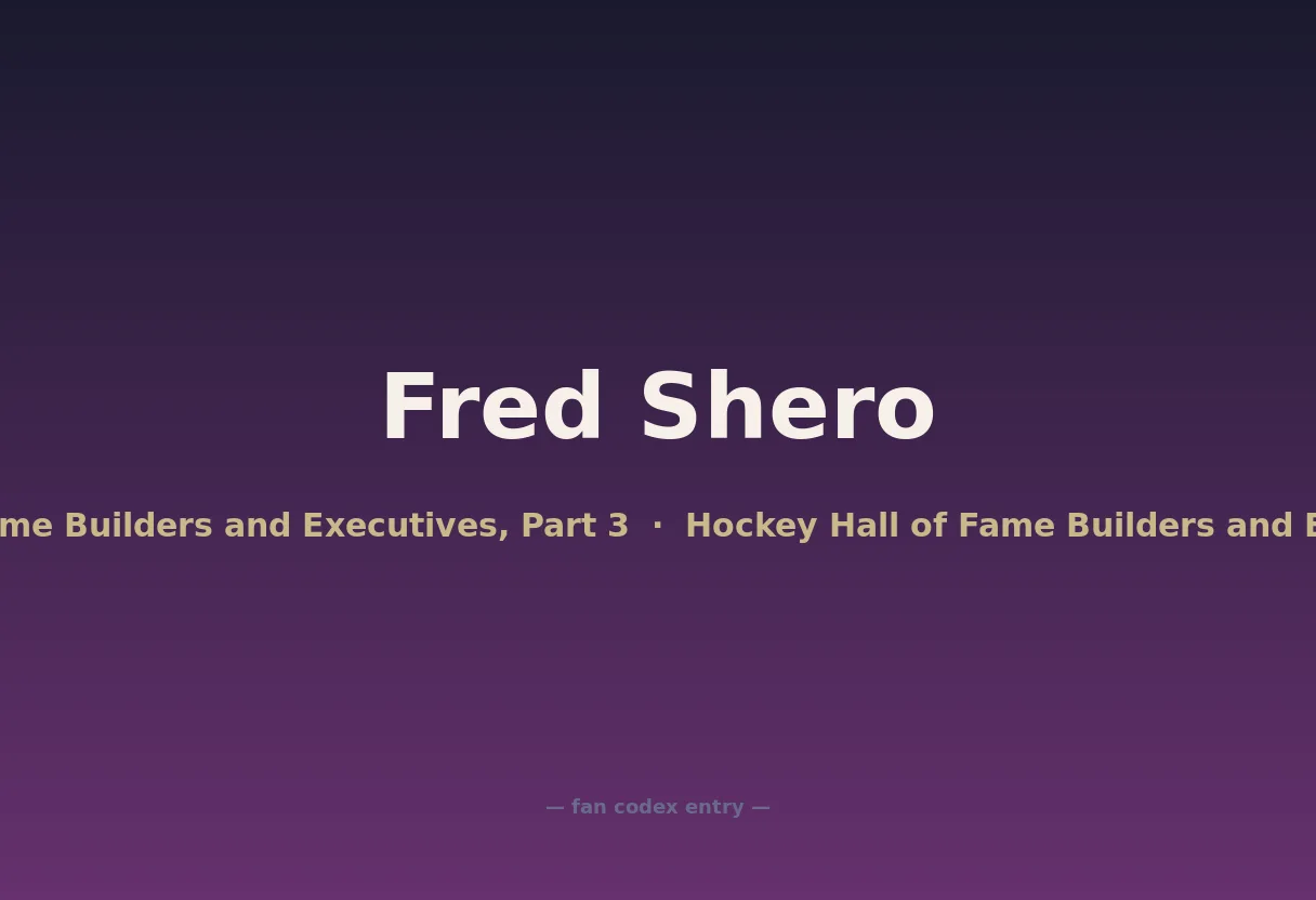 Fred Shero