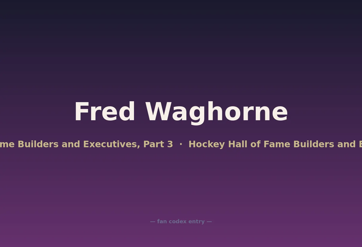 Fred Waghorne