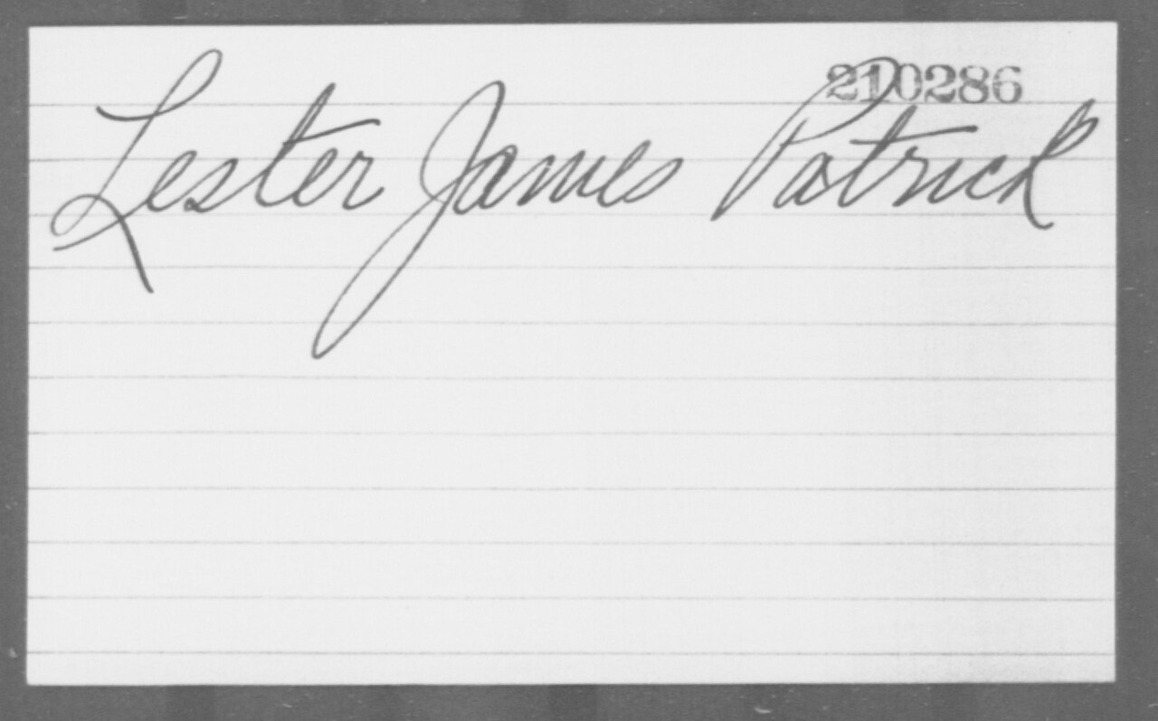 Lester Patrick