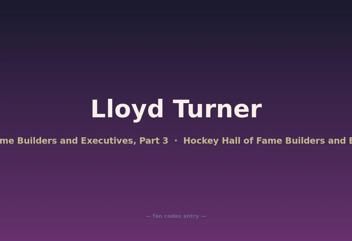 Lloyd Turner