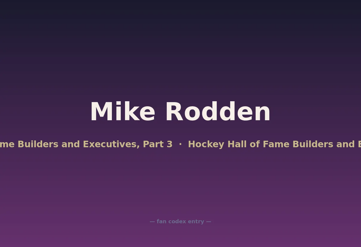 Mike Rodden