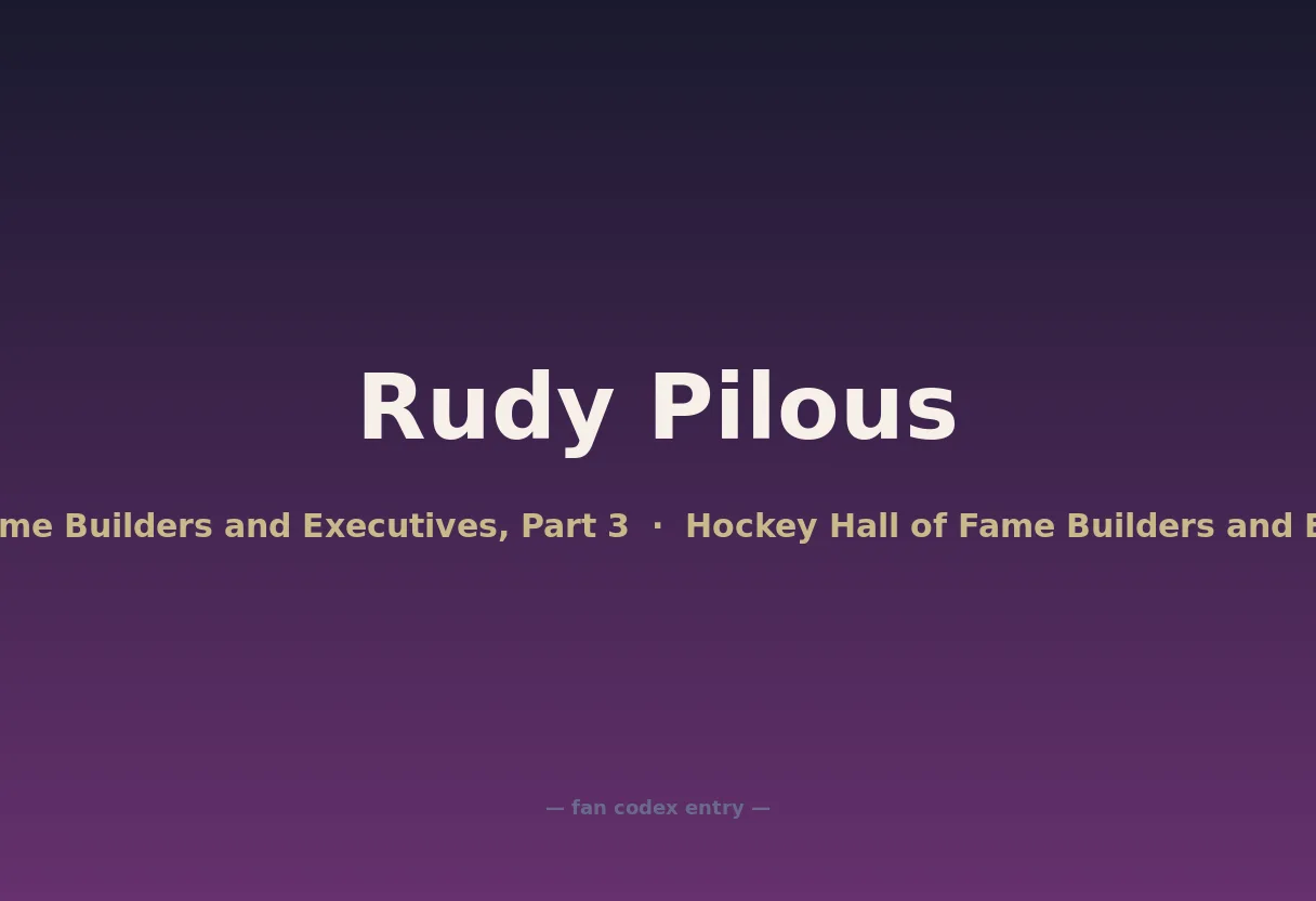 Rudy Pilous
