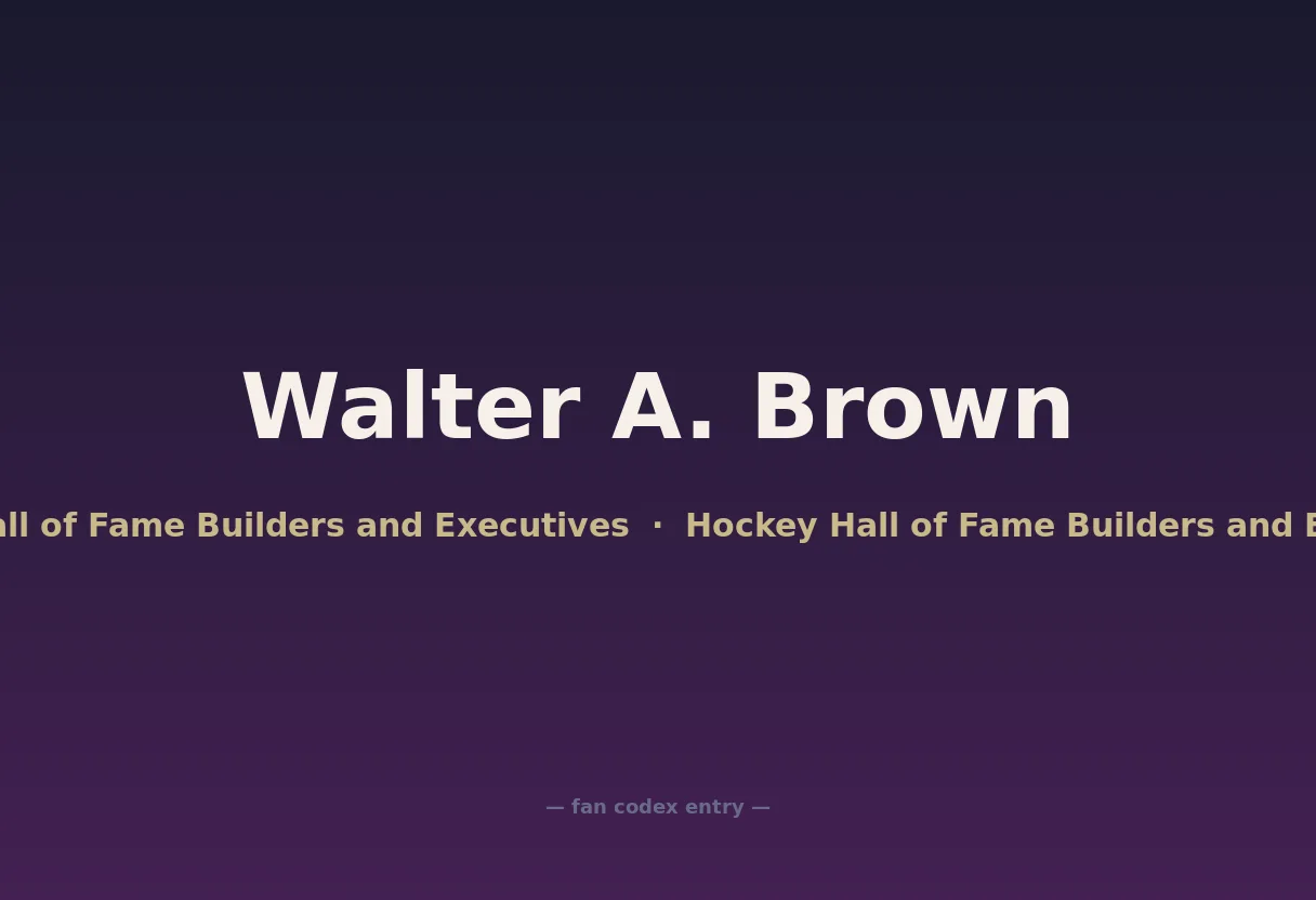 Walter A. Brown