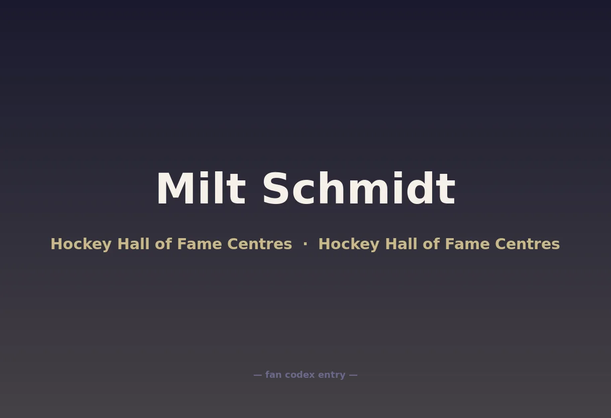 Milt Schmidt