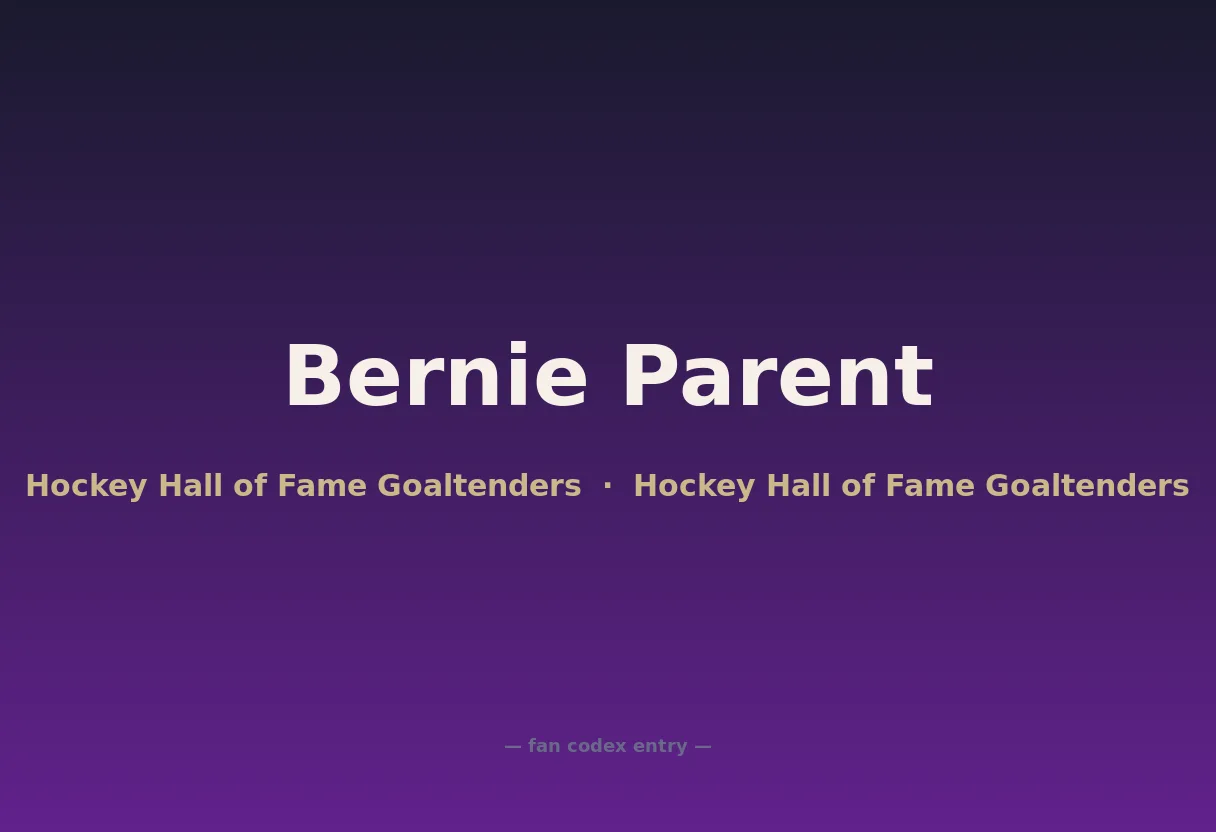 Bernie Parent