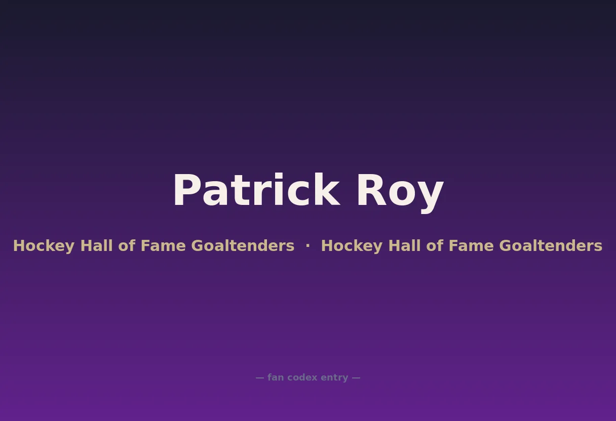 Patrick Roy