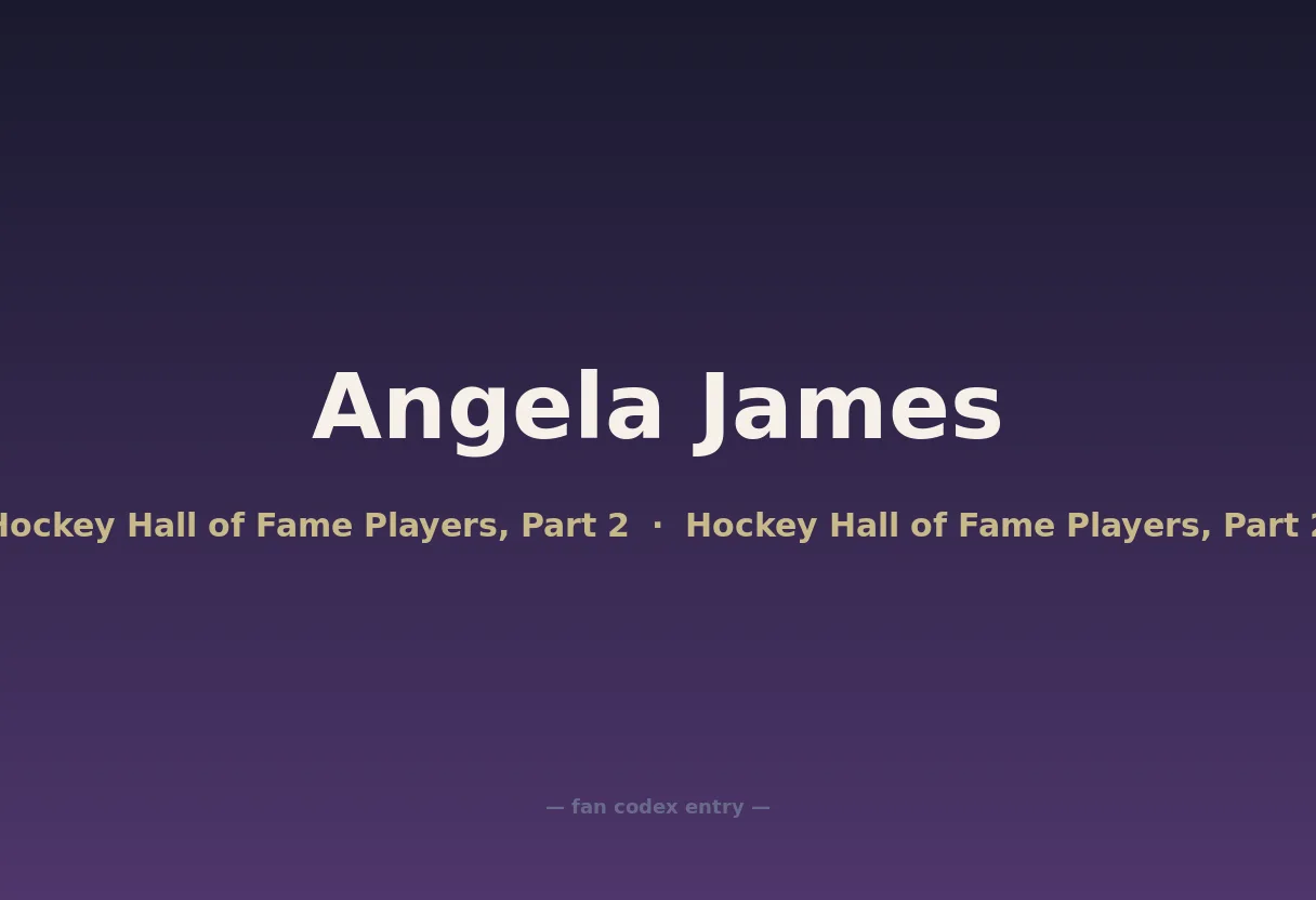 Angela James