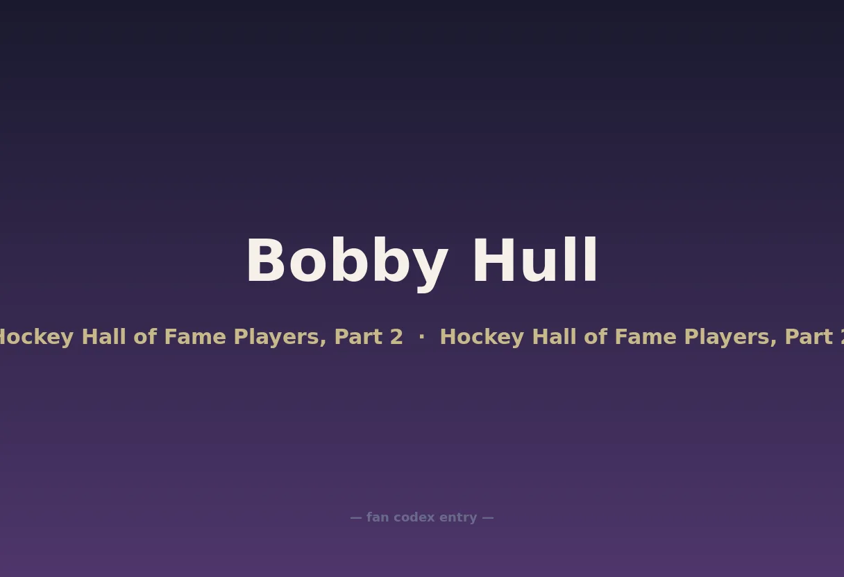 Bobby Hull