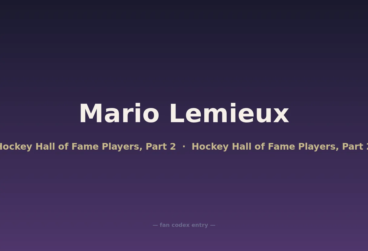 Mario Lemieux