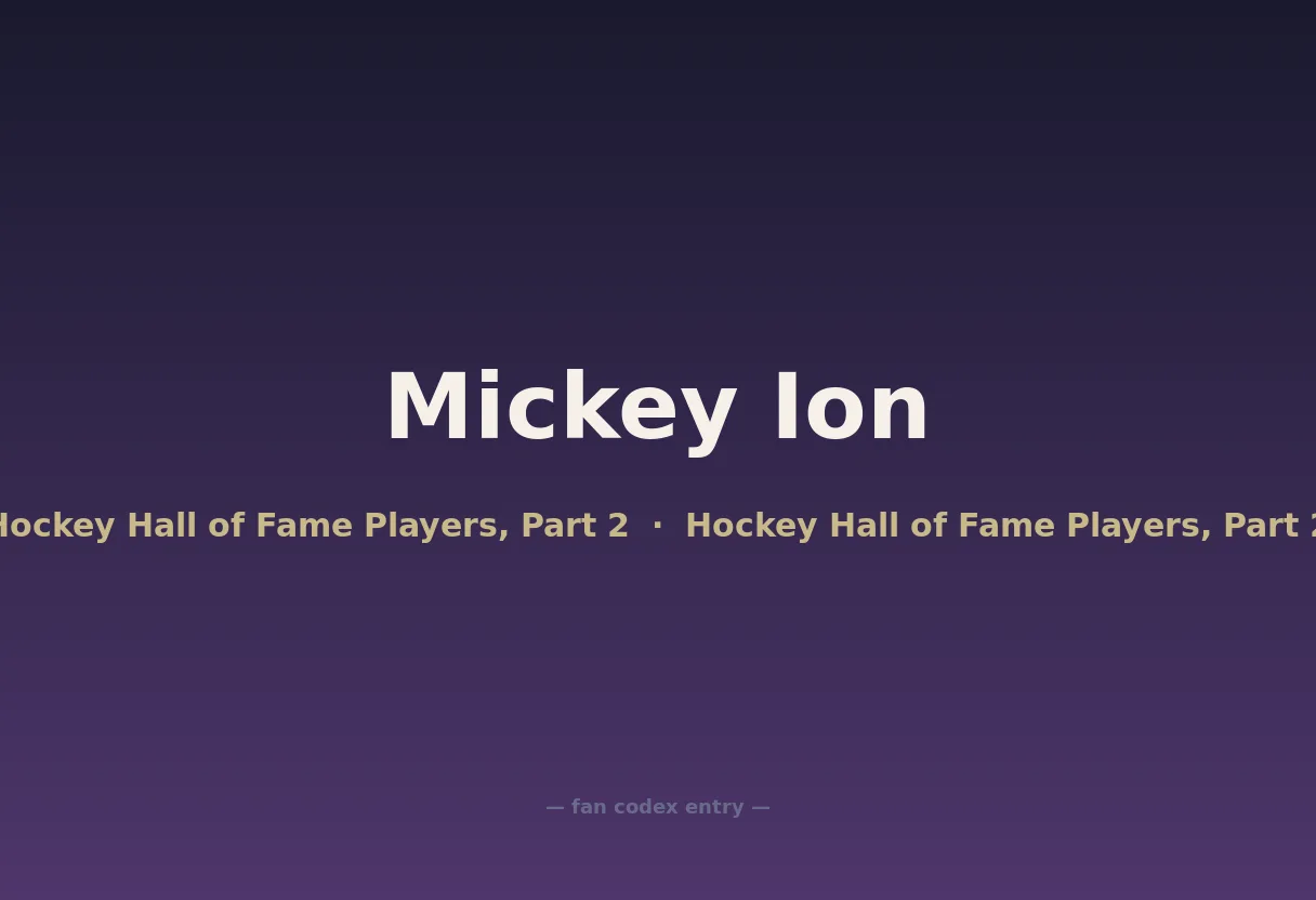Mickey Ion