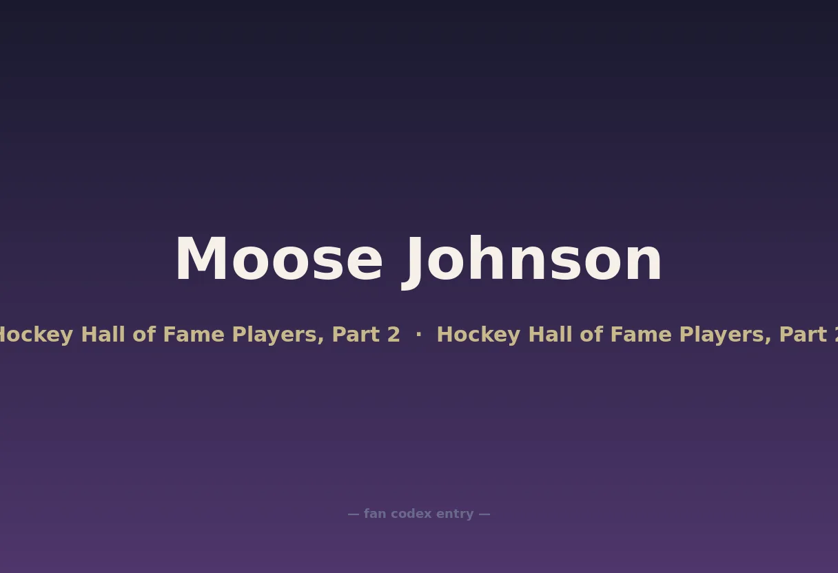 Moose Johnson