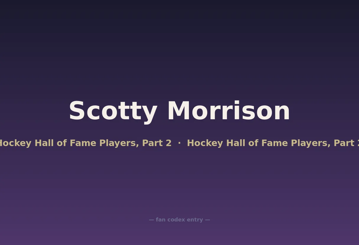 Scotty Morrison