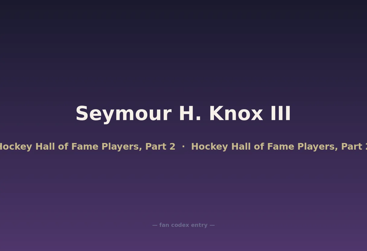Seymour H. Knox III
