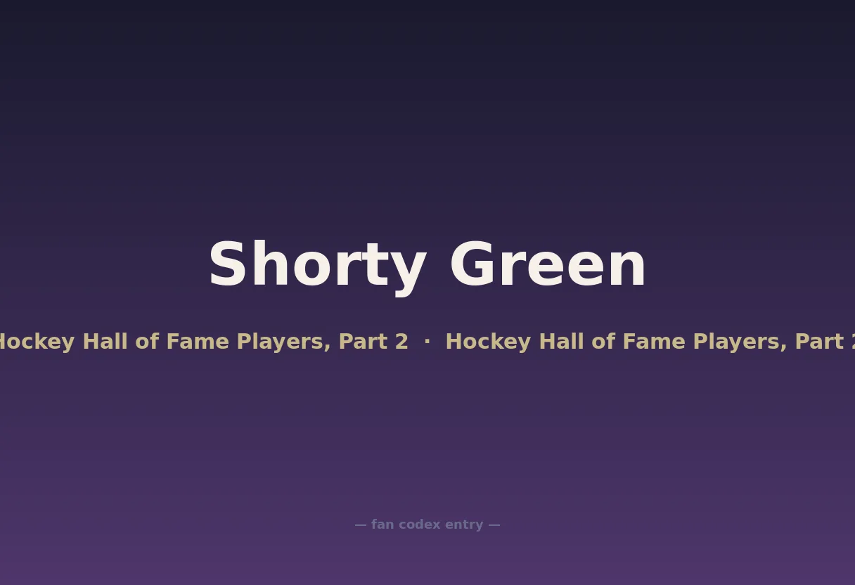 Shorty Green
