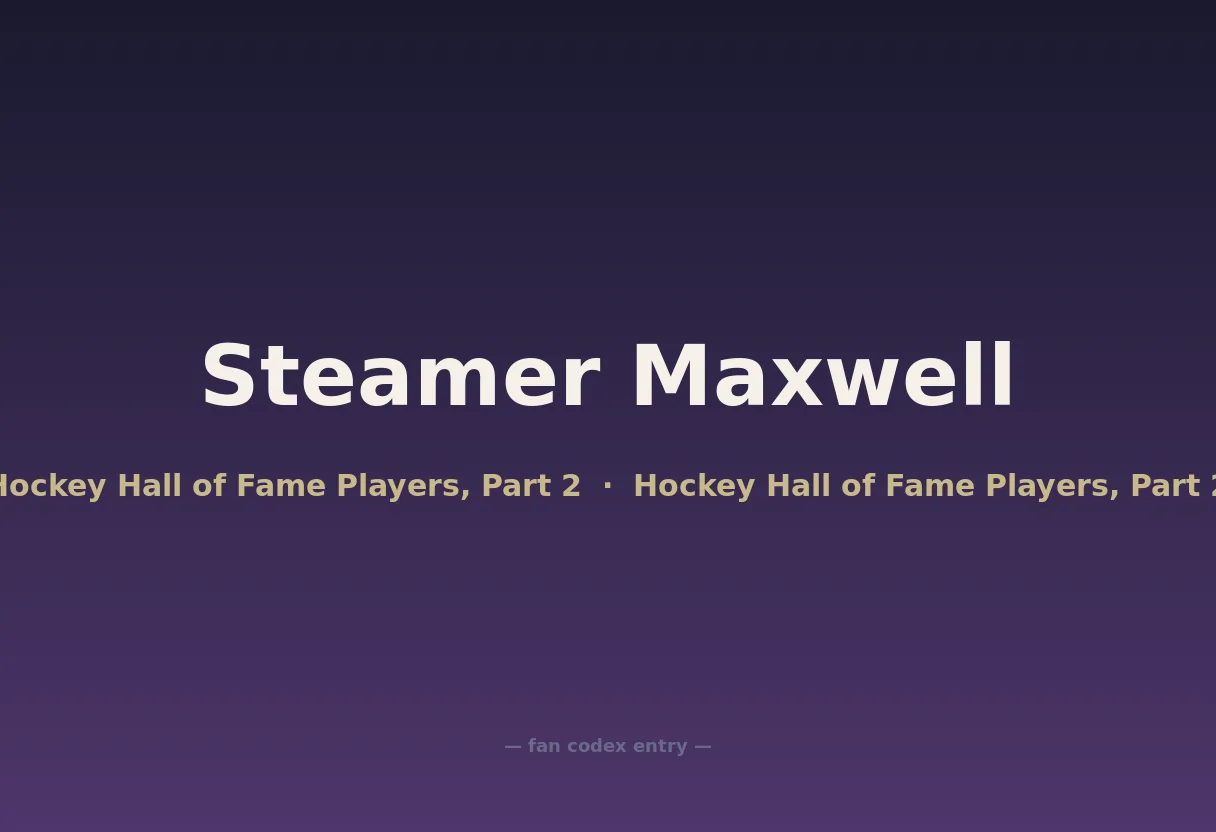 Steamer Maxwell