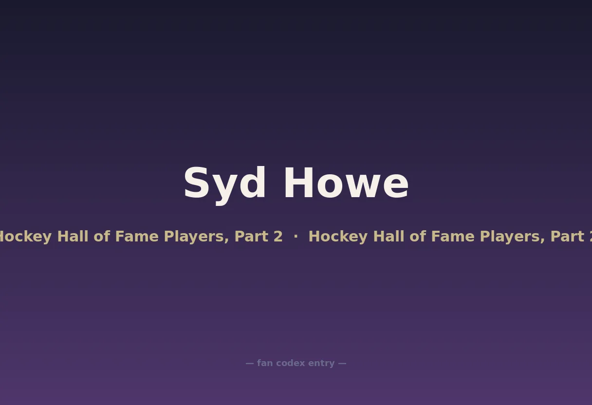 Syd Howe