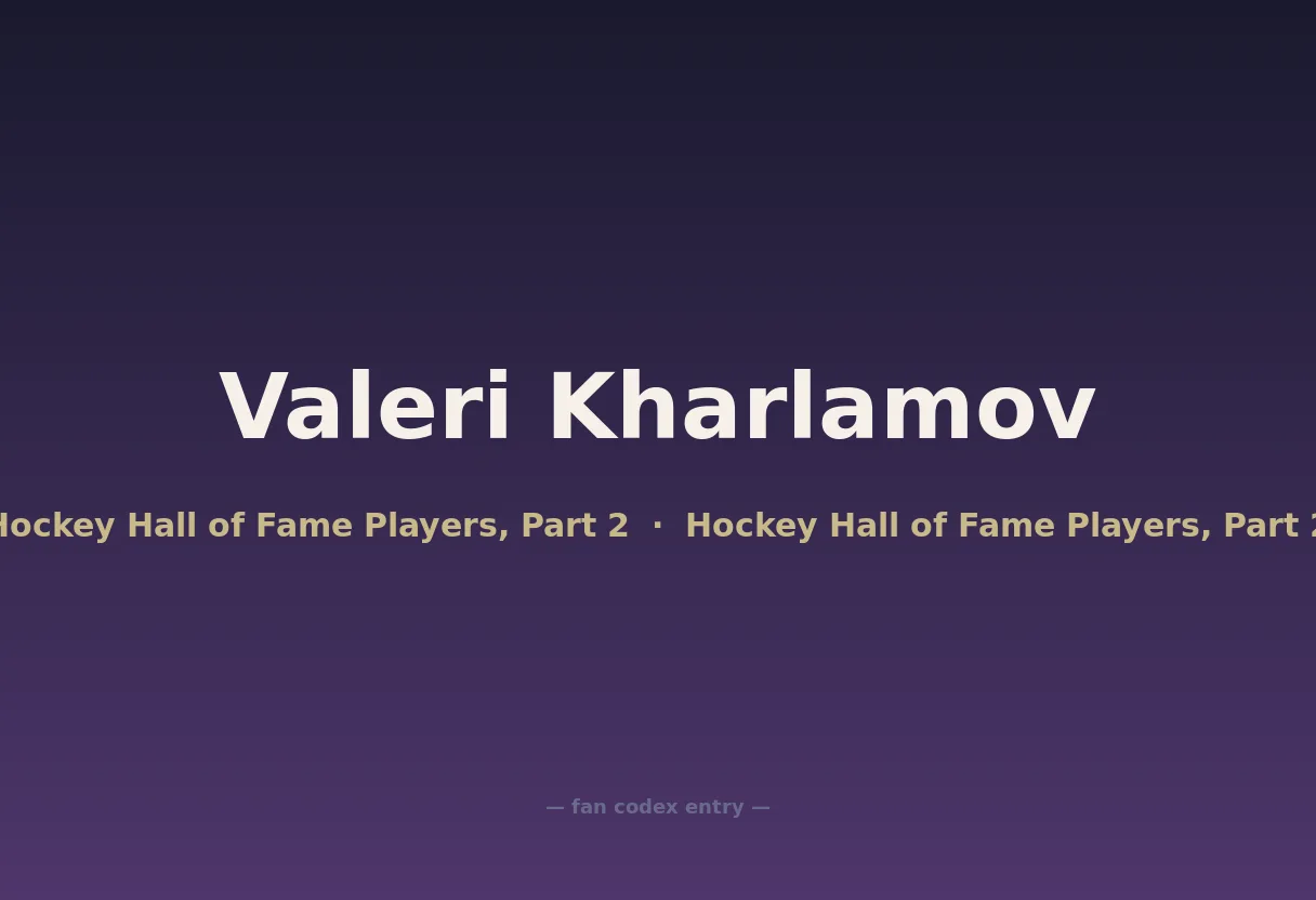 Valeri Kharlamov