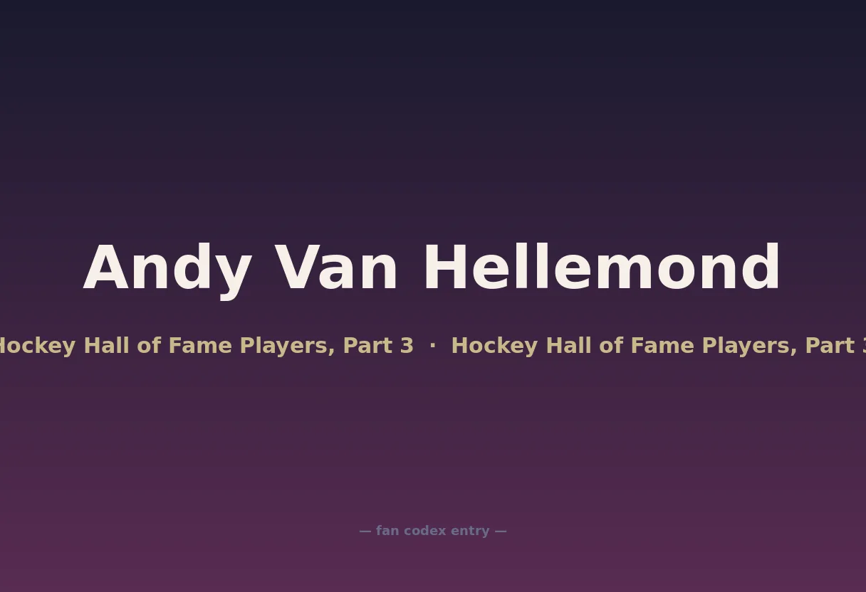 Andy Van Hellemond
