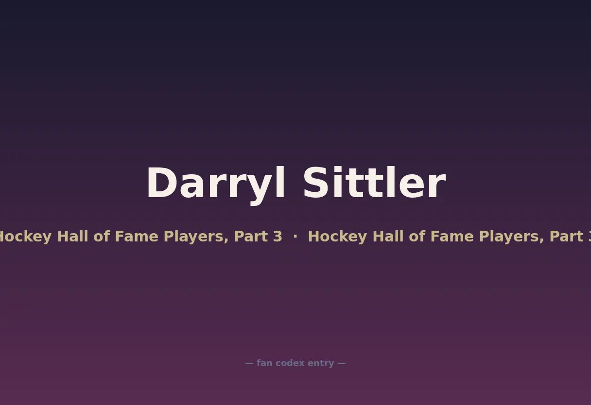 Darryl Sittler