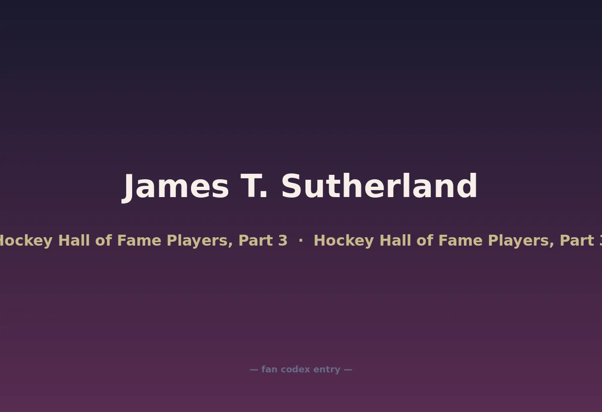 James T. Sutherland