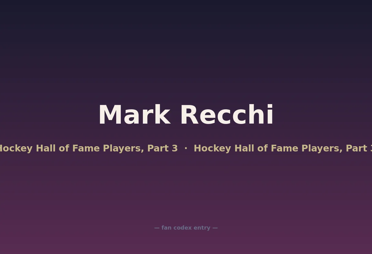 Mark Recchi