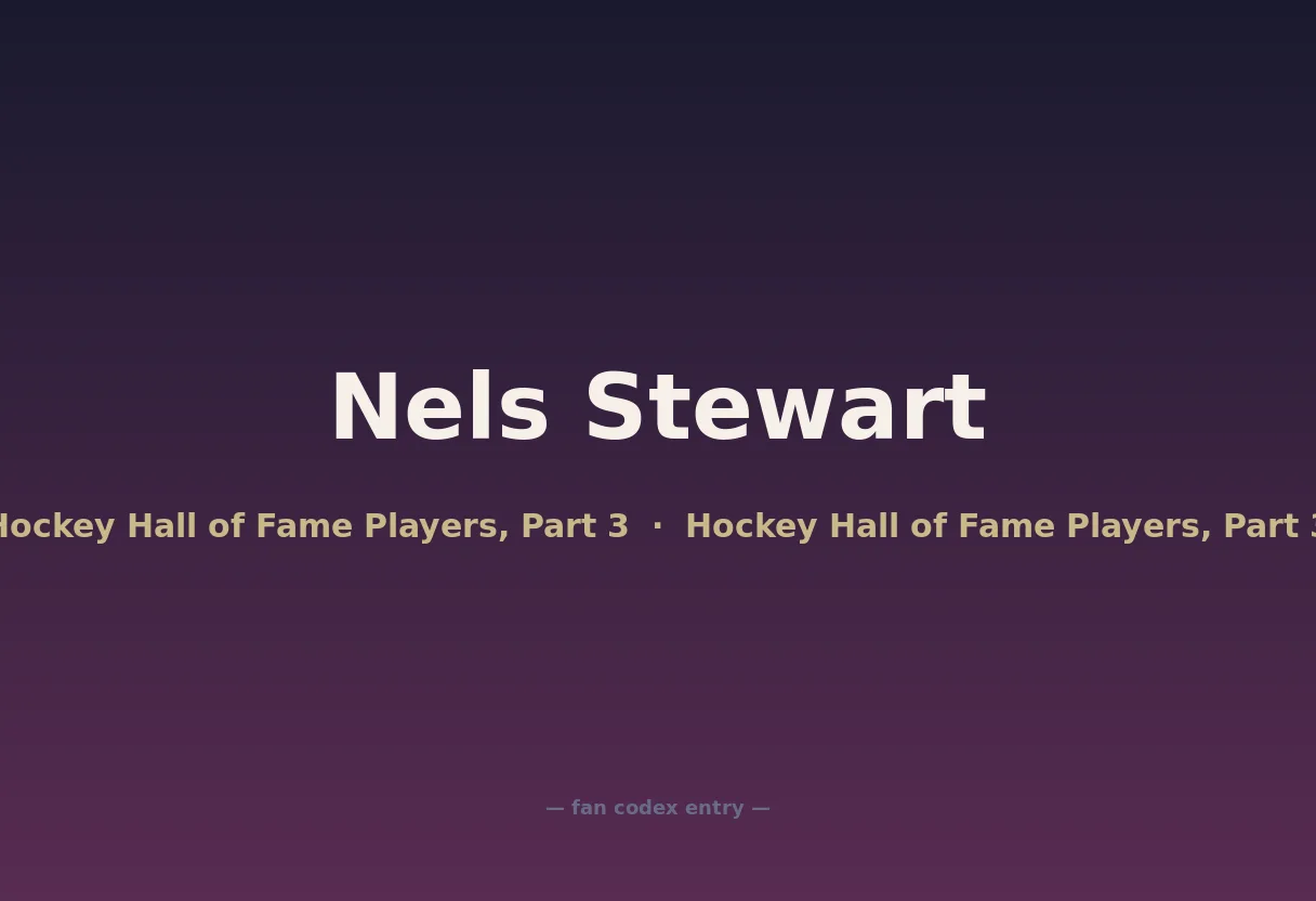 Nels Stewart