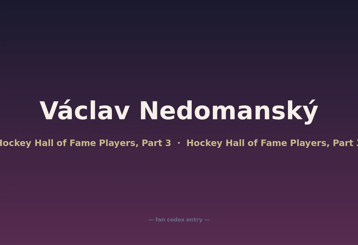 Václav Nedomanský