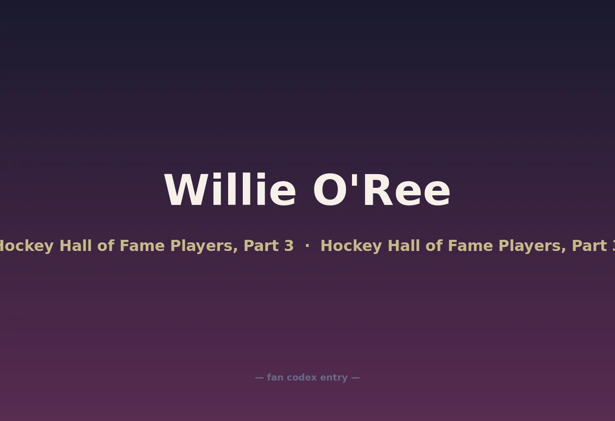 Willie O'Ree