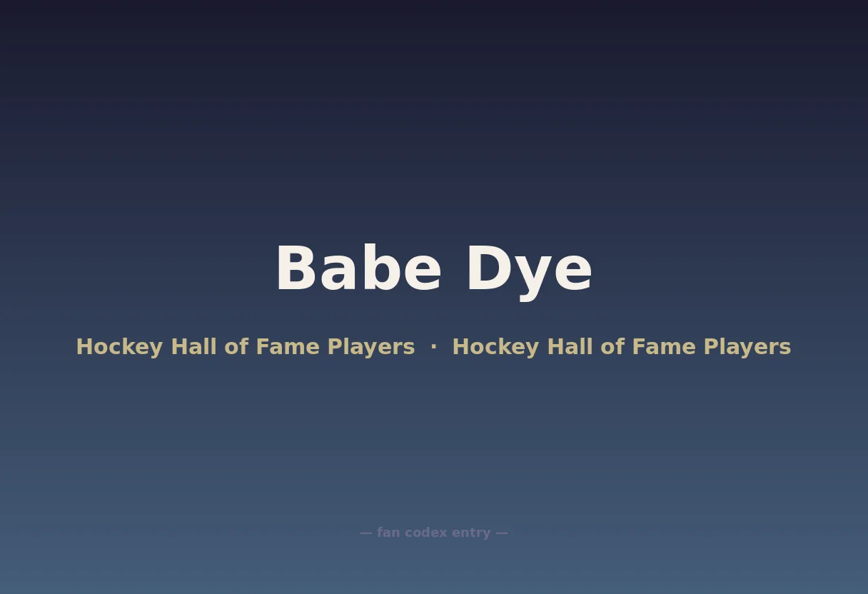 Babe Dye