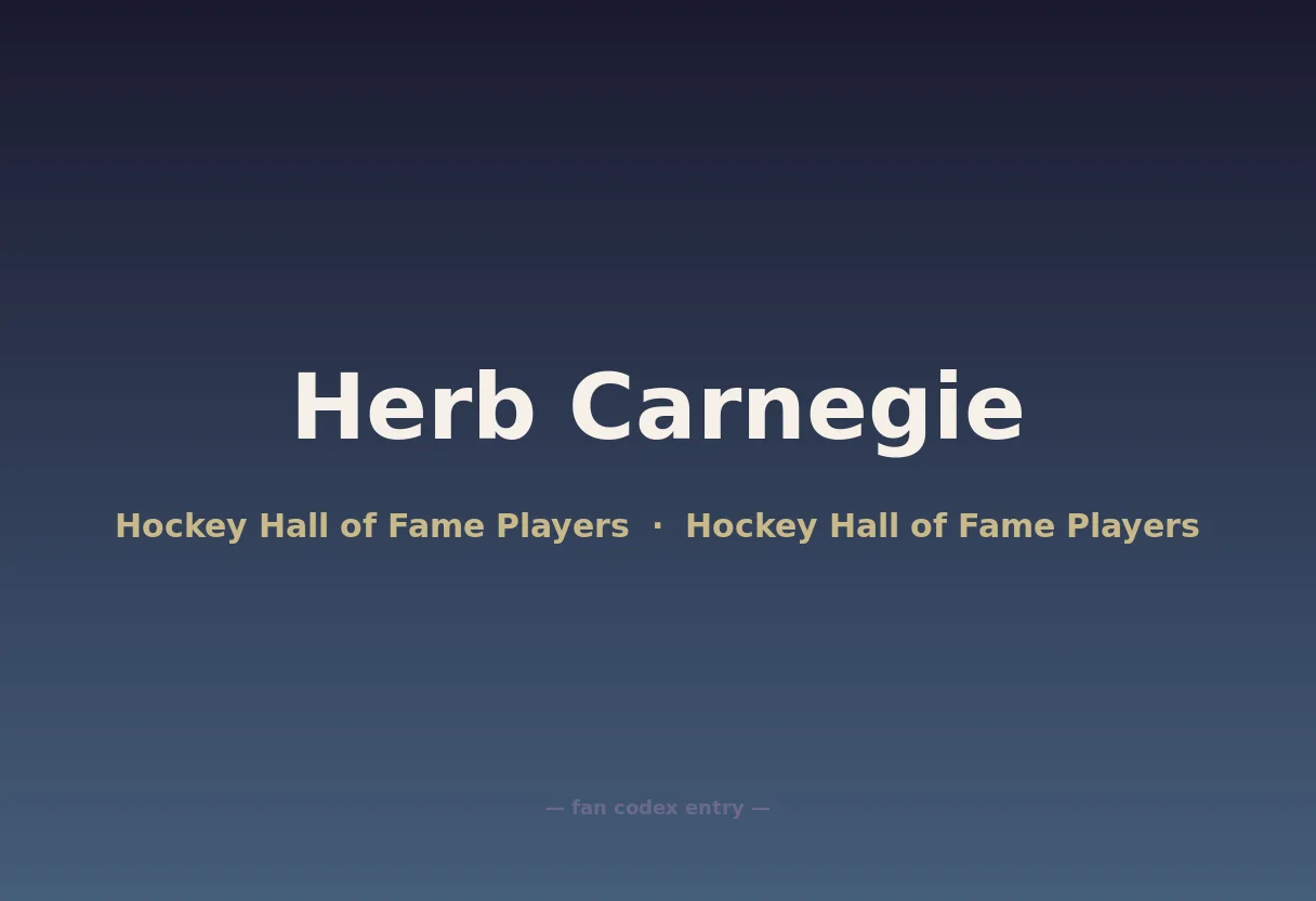 Herb Carnegie