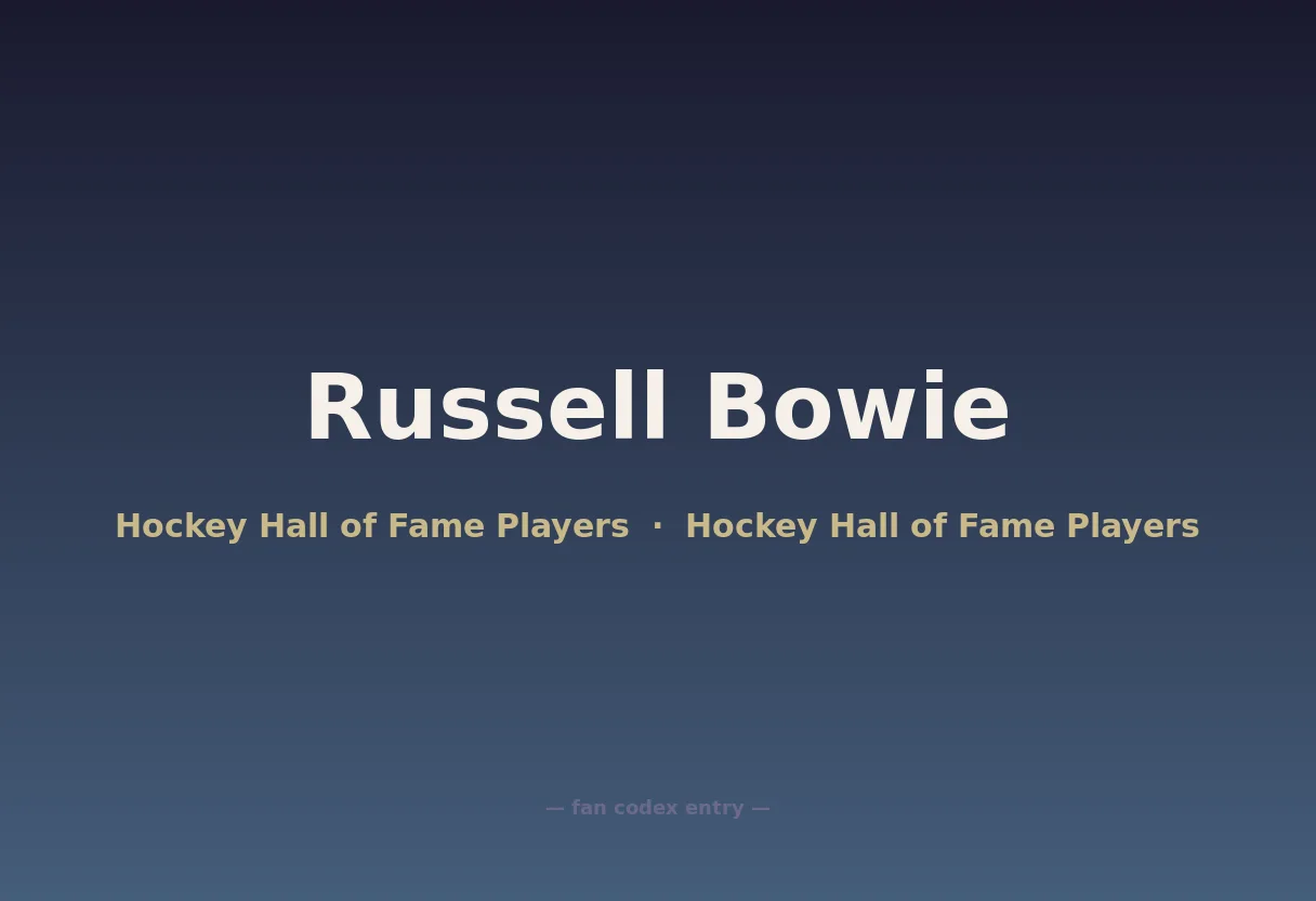 Russell Bowie
