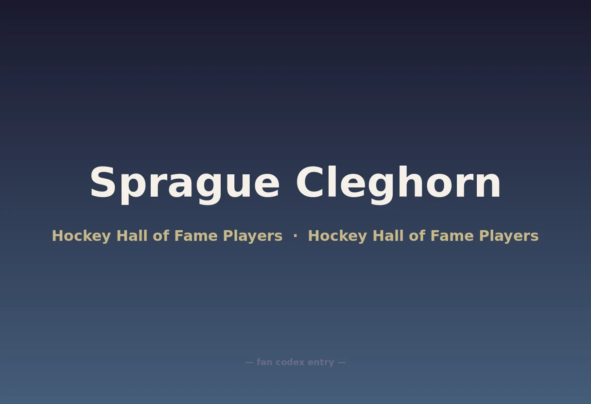 Sprague Cleghorn
