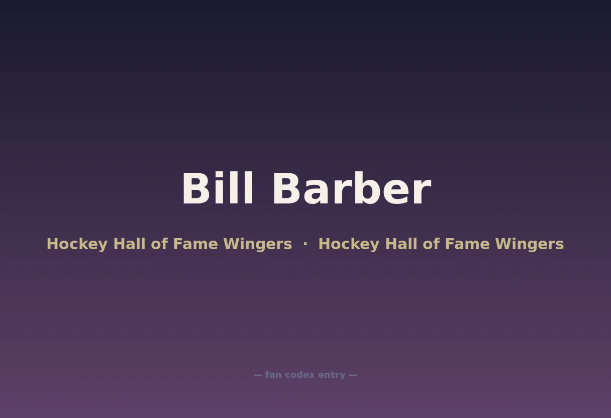 Bill Barber