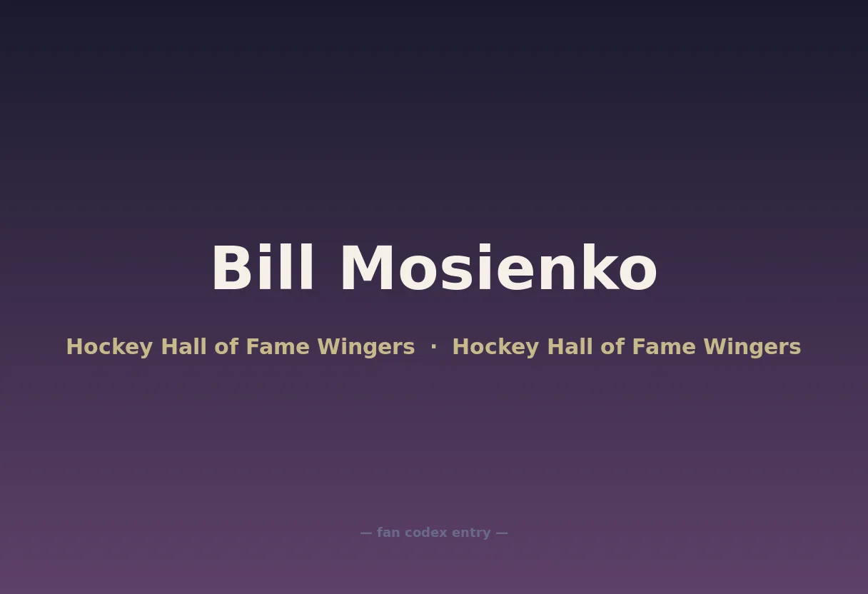 Bill Mosienko