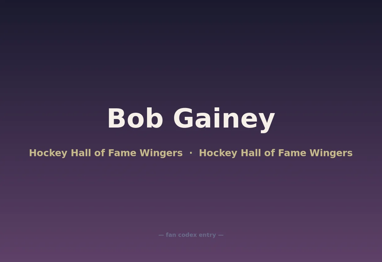 Bob Gainey