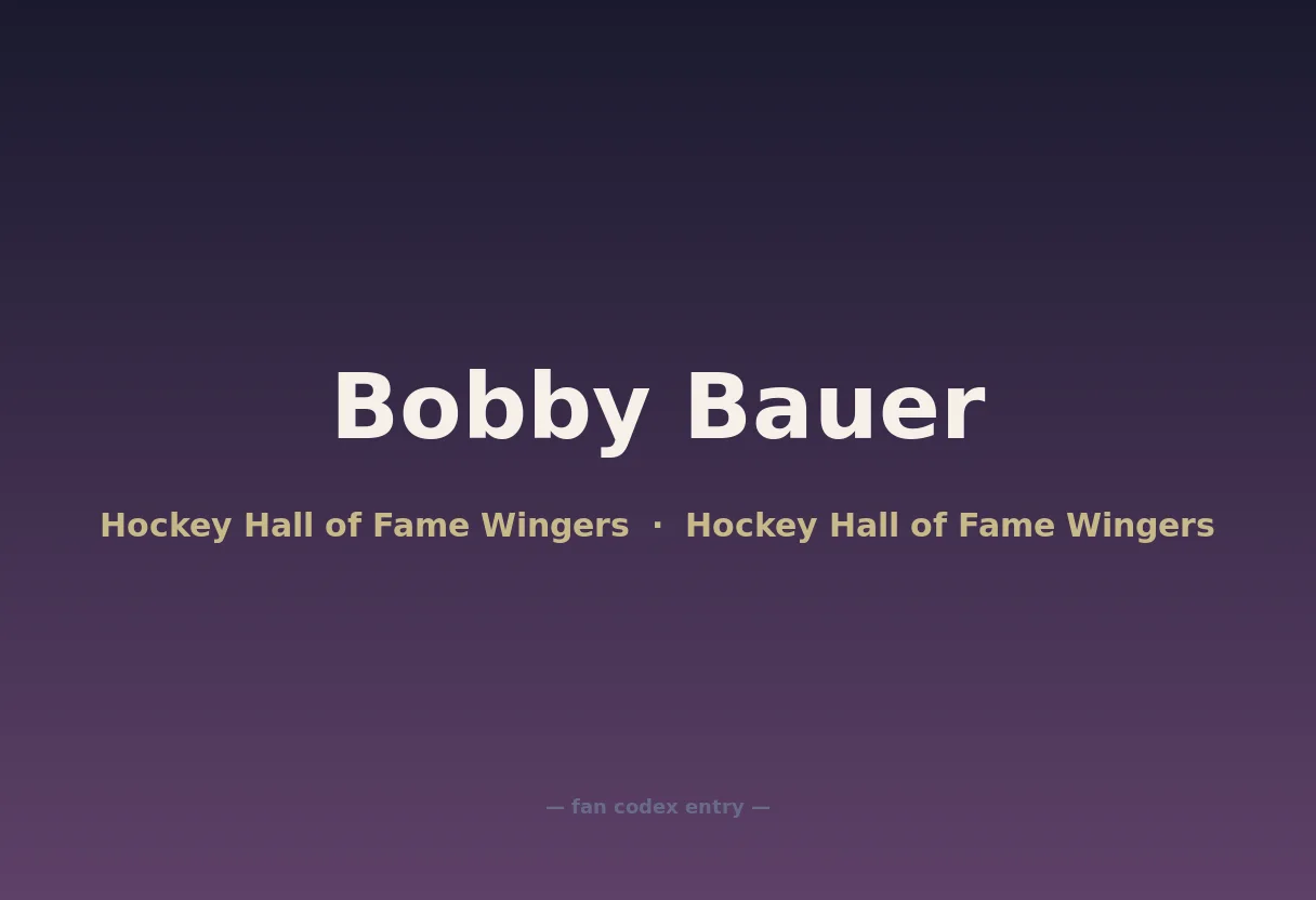 Bobby Bauer