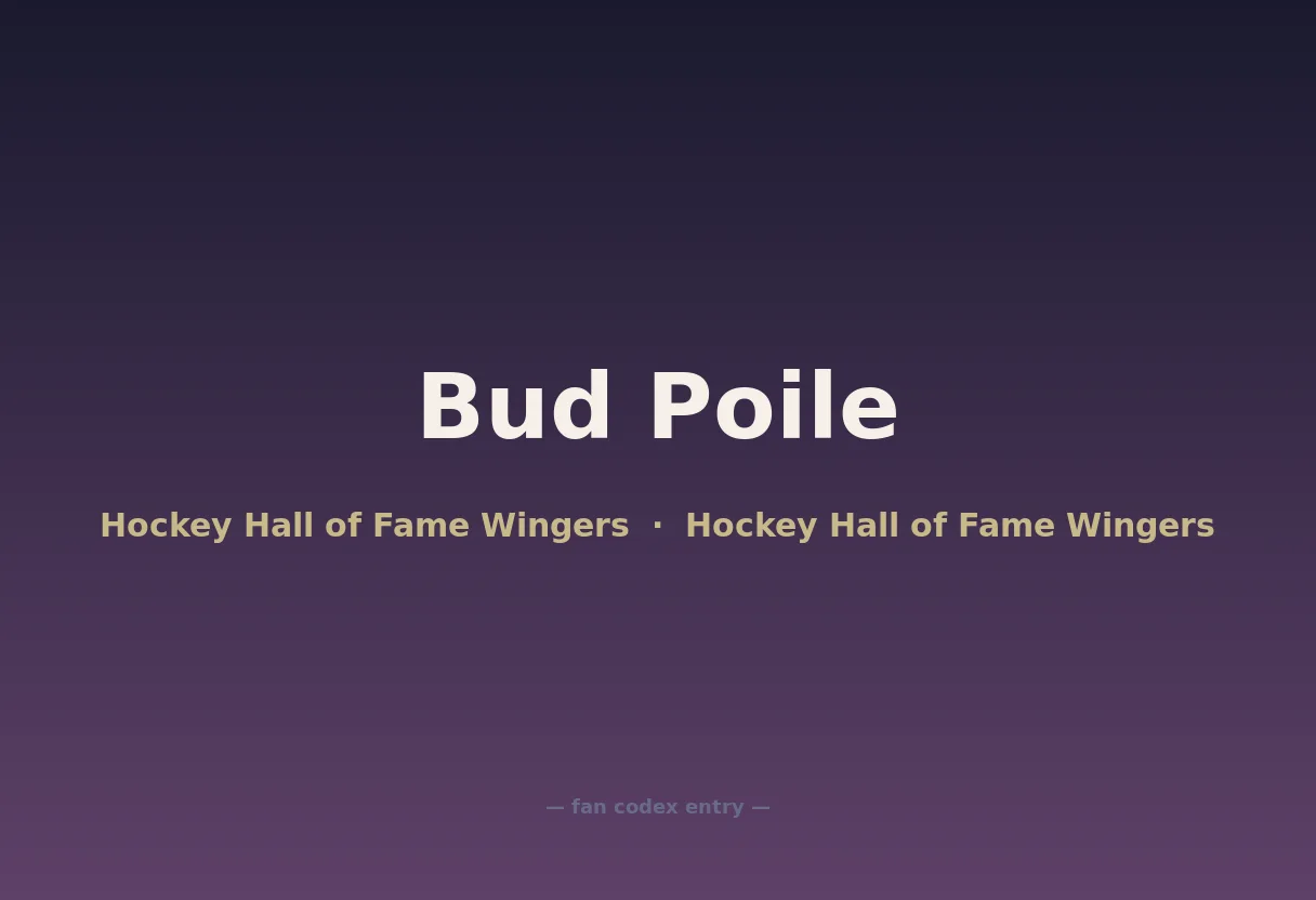 Bud Poile