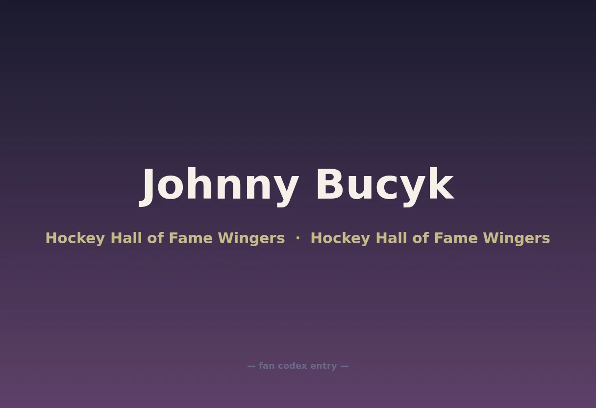 Johnny Bucyk