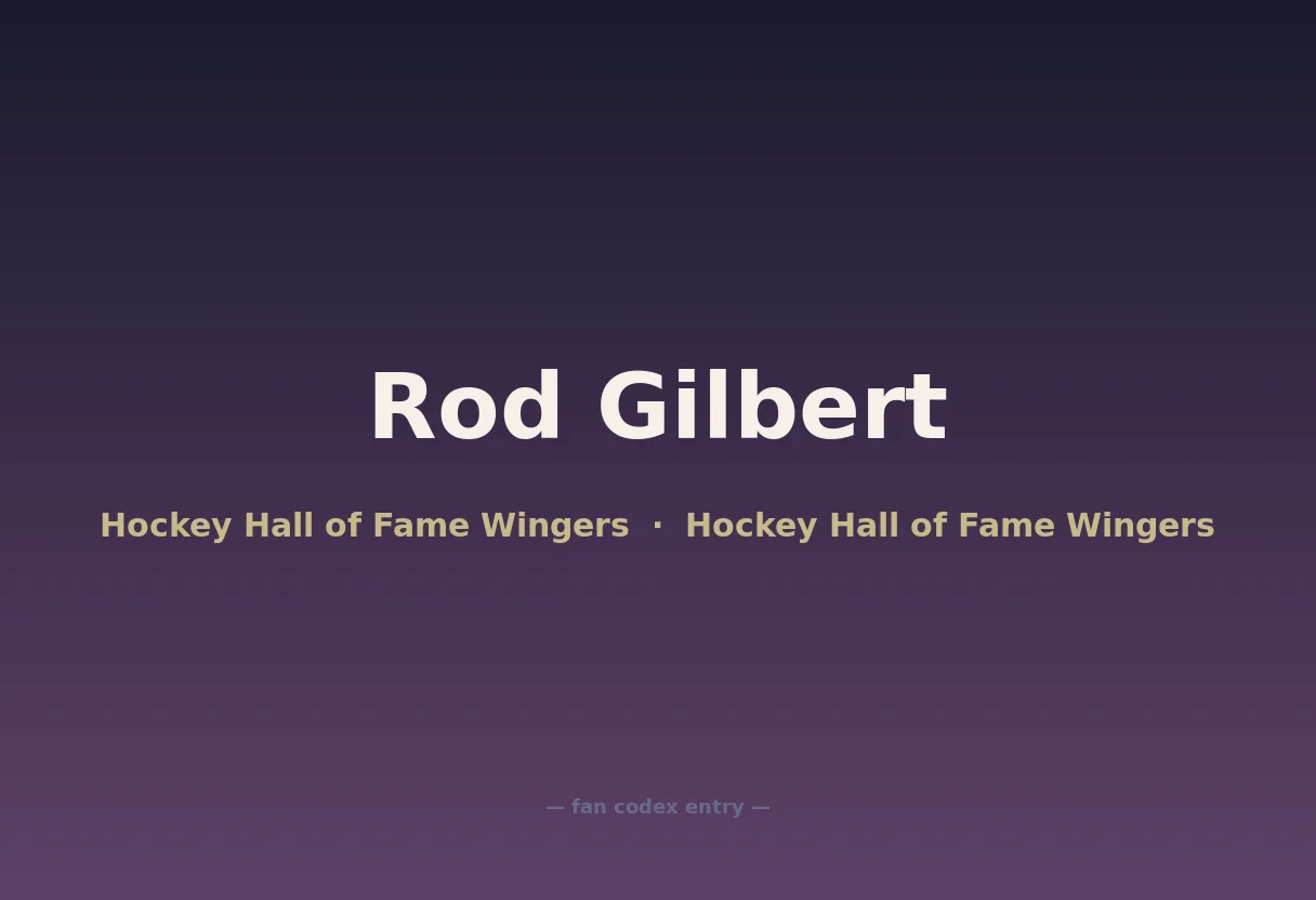 Rod Gilbert