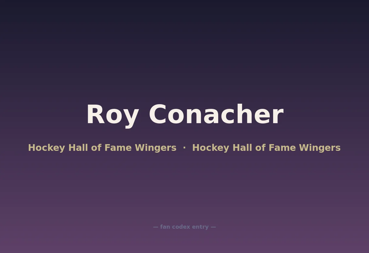 Roy Conacher