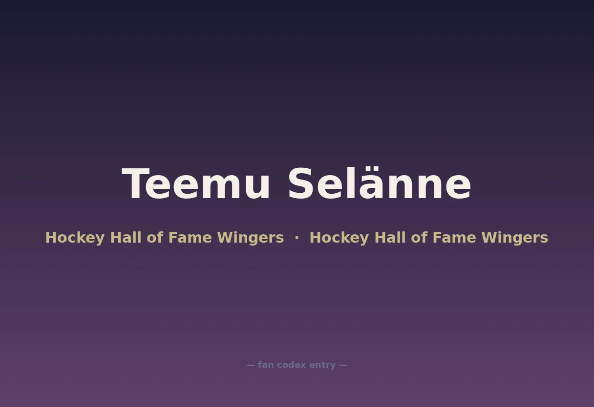 Teemu Selänne