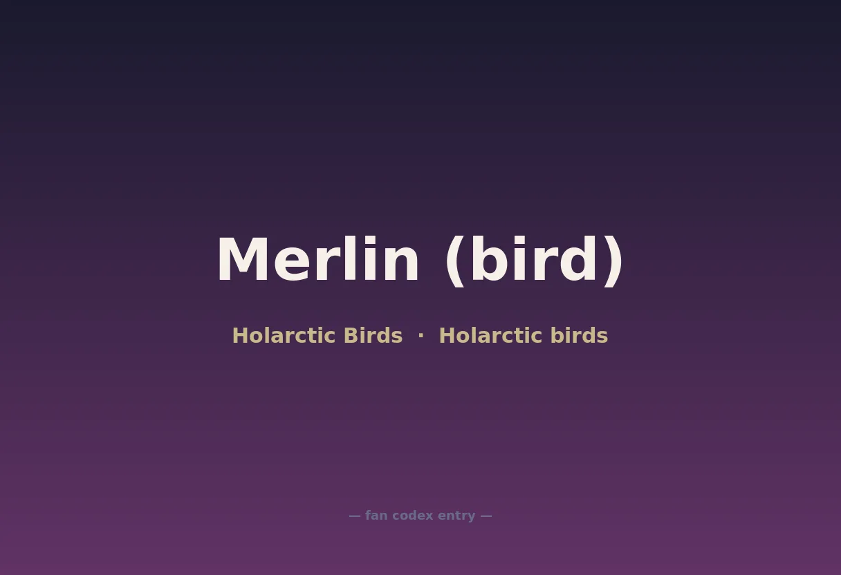 Merlin (bird)